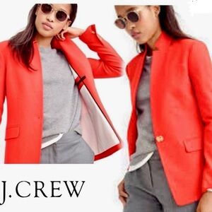 J. Crew wool regent blazer in Bohemian red size 12
